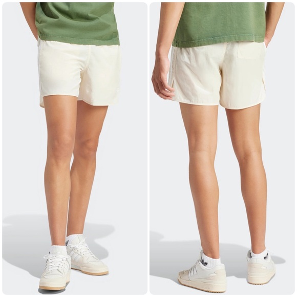 NEW Adidas Sprinter Shorts Wonder White - Picture 1 of 13
